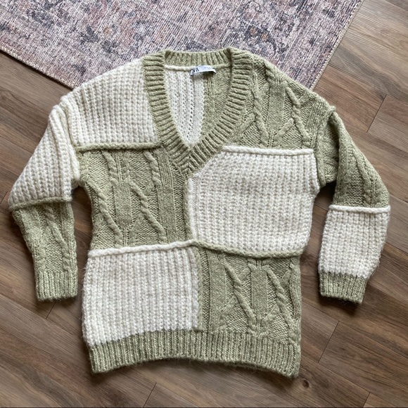 Zara Aso Blackpink Jennie Patchwork 
